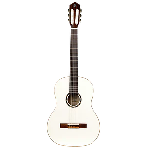 Guitarra Clásica Nylon Ortega Family Series R121SNWH 4/4 White con Funda Deluxe