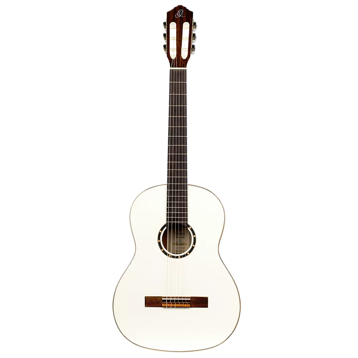 Guitarra Clásica Nylon Ortega Family Series R121SNWH 4/4 White con Funda Deluxe 2
