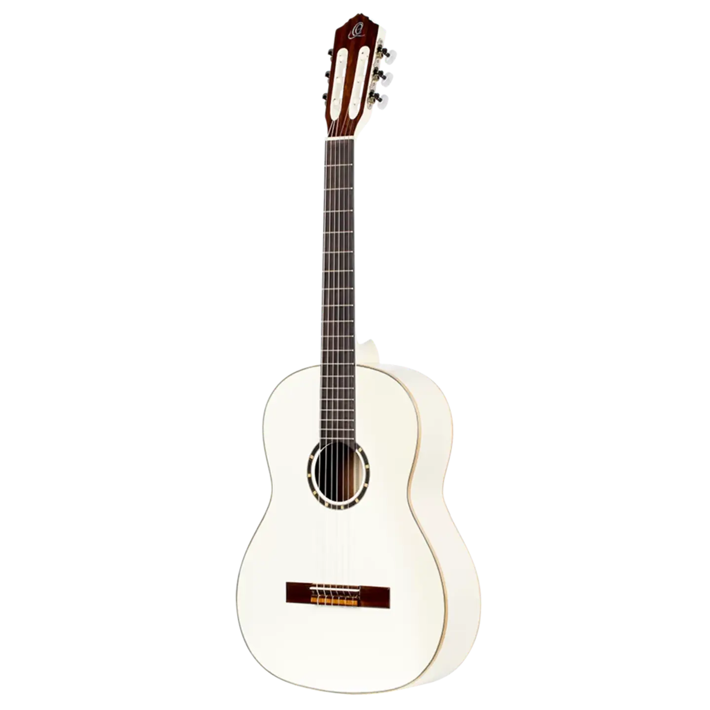 Guitarra Clásica Nylon Ortega Family Series R121SNWH 4/4 White con Funda Deluxe 3