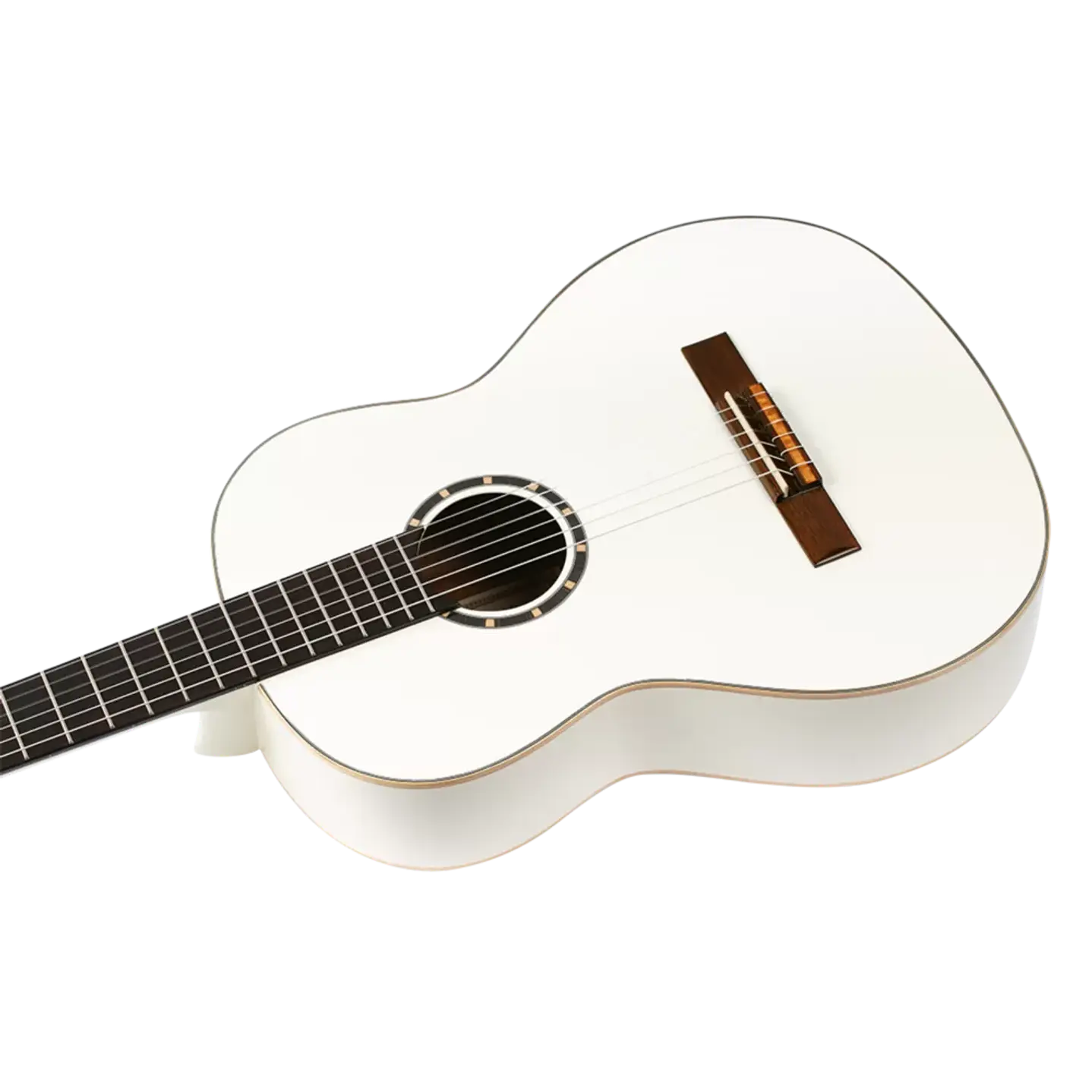 Guitarra Clásica Nylon Ortega Family Series R121SNWH 4/4 White con Funda Deluxe 5