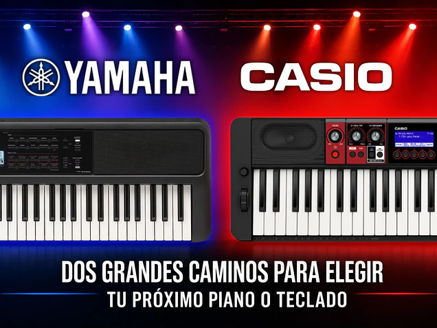 Casio vs Yamaha: dos grandes caminos para elegir tu próximo piano o teclado