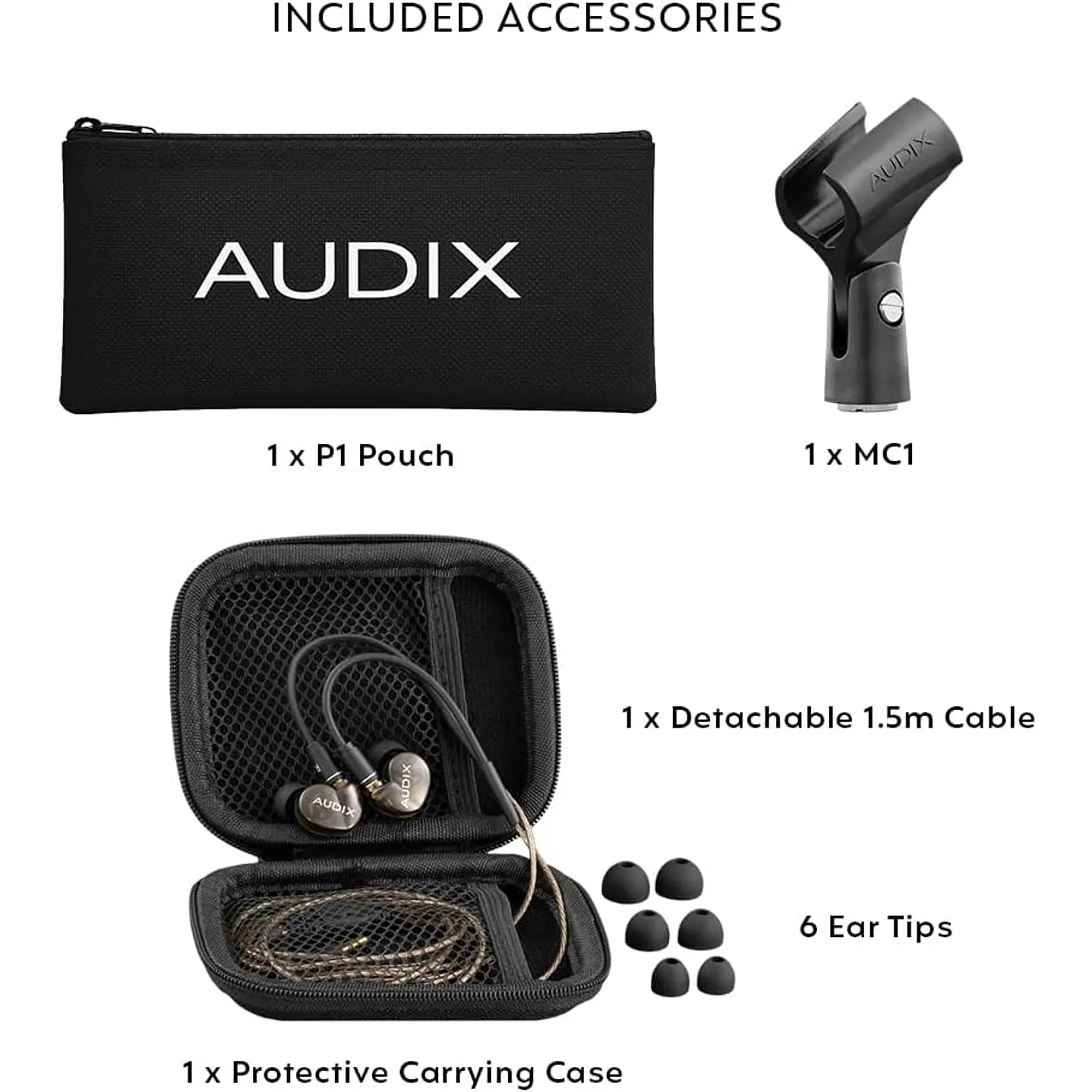 Kit Micrófono y Audífonos Audix OM3-A10COMBO 5