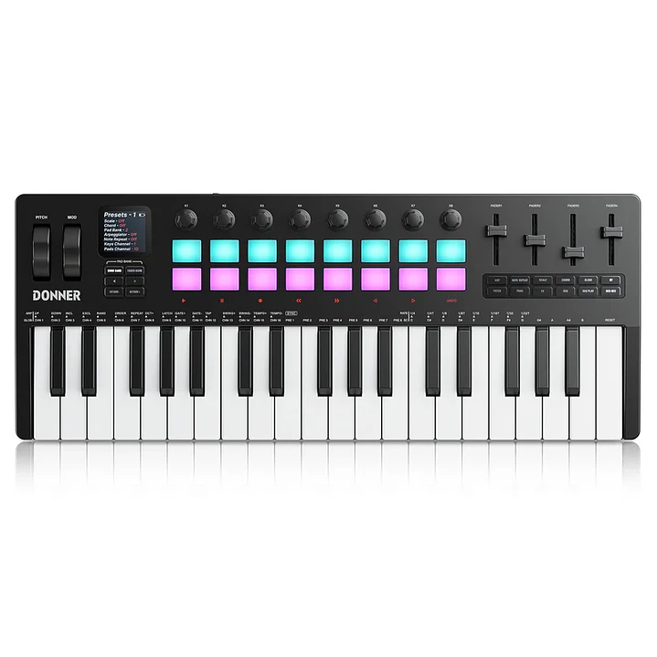 Controlador Midi Donner Starrykey-37 Play EC7177 2