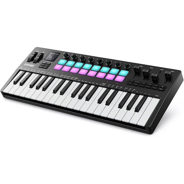 Controlador Midi Donner Starrykey-37 Play EC7177 3