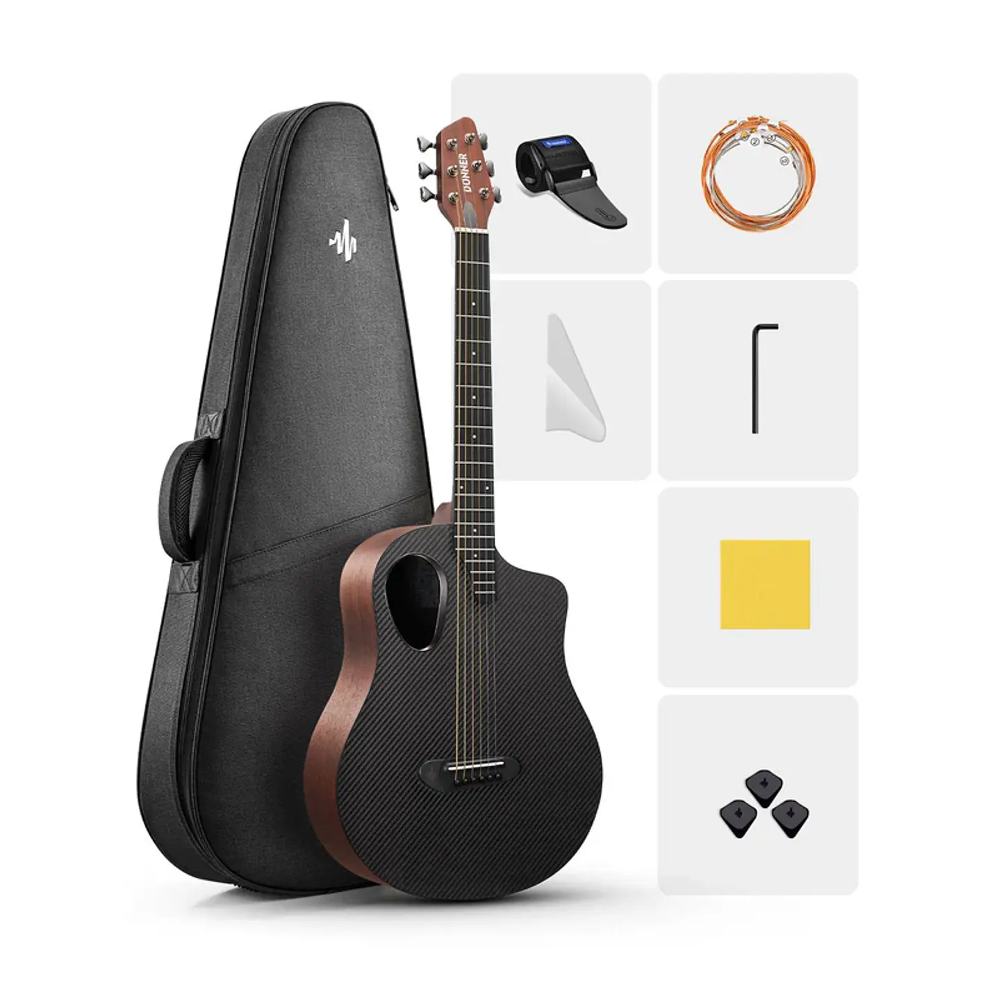 Guitarra Acústica Donner Rising-G EC6963 1