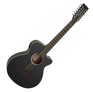 Guitarra Electroacústica de 12 Cuerdas Tanglewood TB412CE con Funda