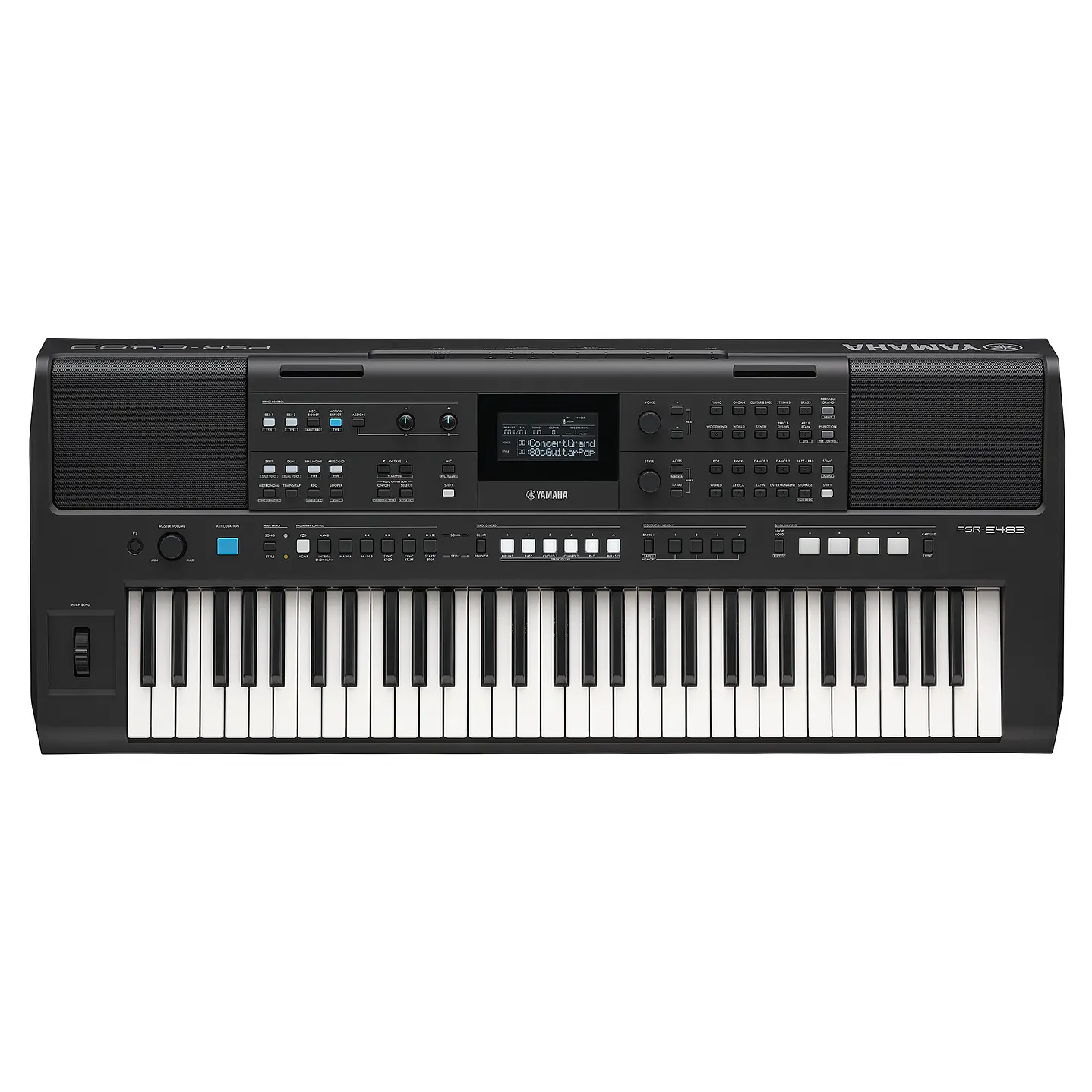 Teclado Portátil Yamaha PSR-E483 con Transformador 1