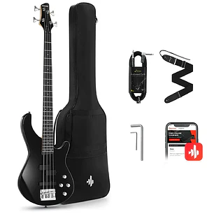 Pack Bajo Eléctrico Donner DPJ-100 PJ Black EC1386