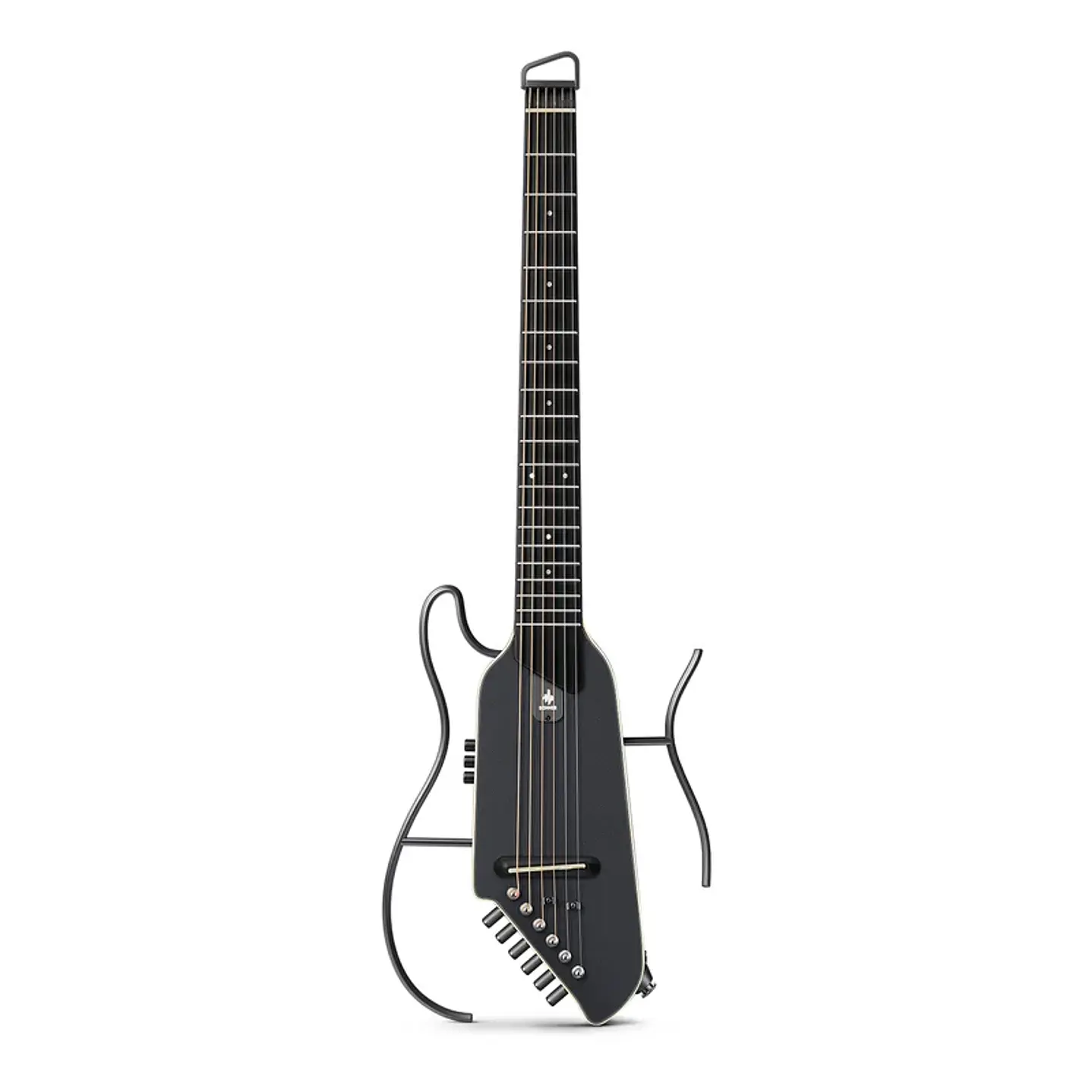 Guitarra Electroacústica de Viaje Donner HUSH-I EVO2 Black EC7489 1