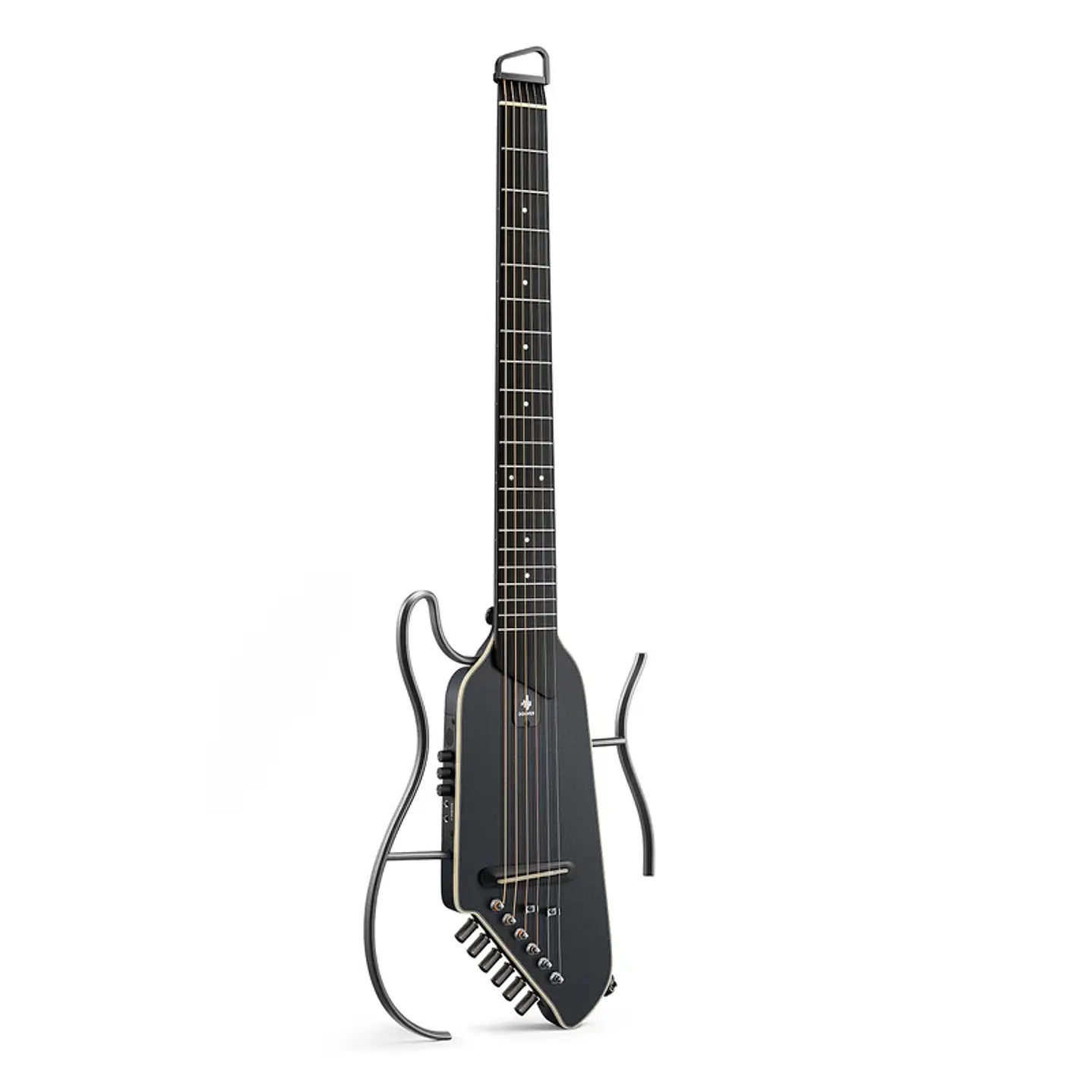 Guitarra Electroacústica de Viaje Donner HUSH-I EVO2 Black EC7489 2