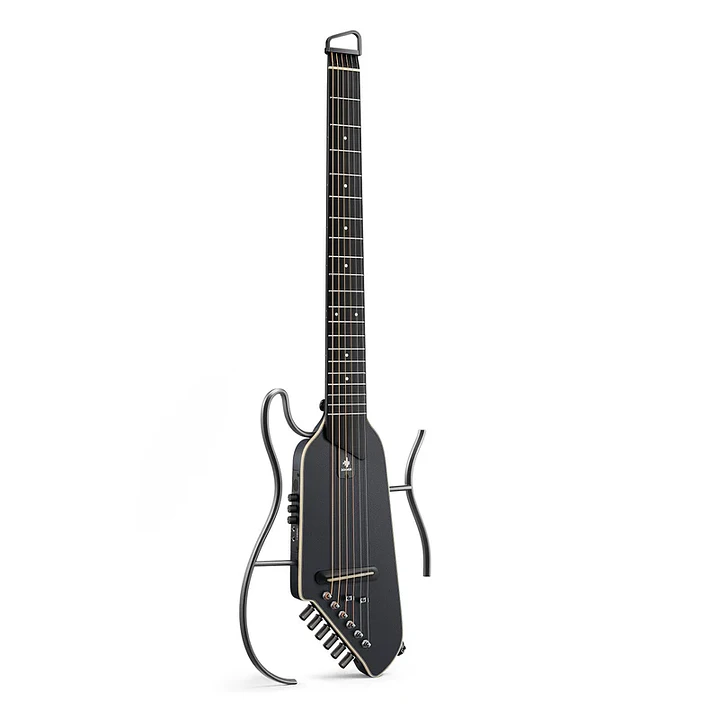 Guitarra Electroacústica de Viaje Donner HUSH-I EVO2 Black EC7489 2