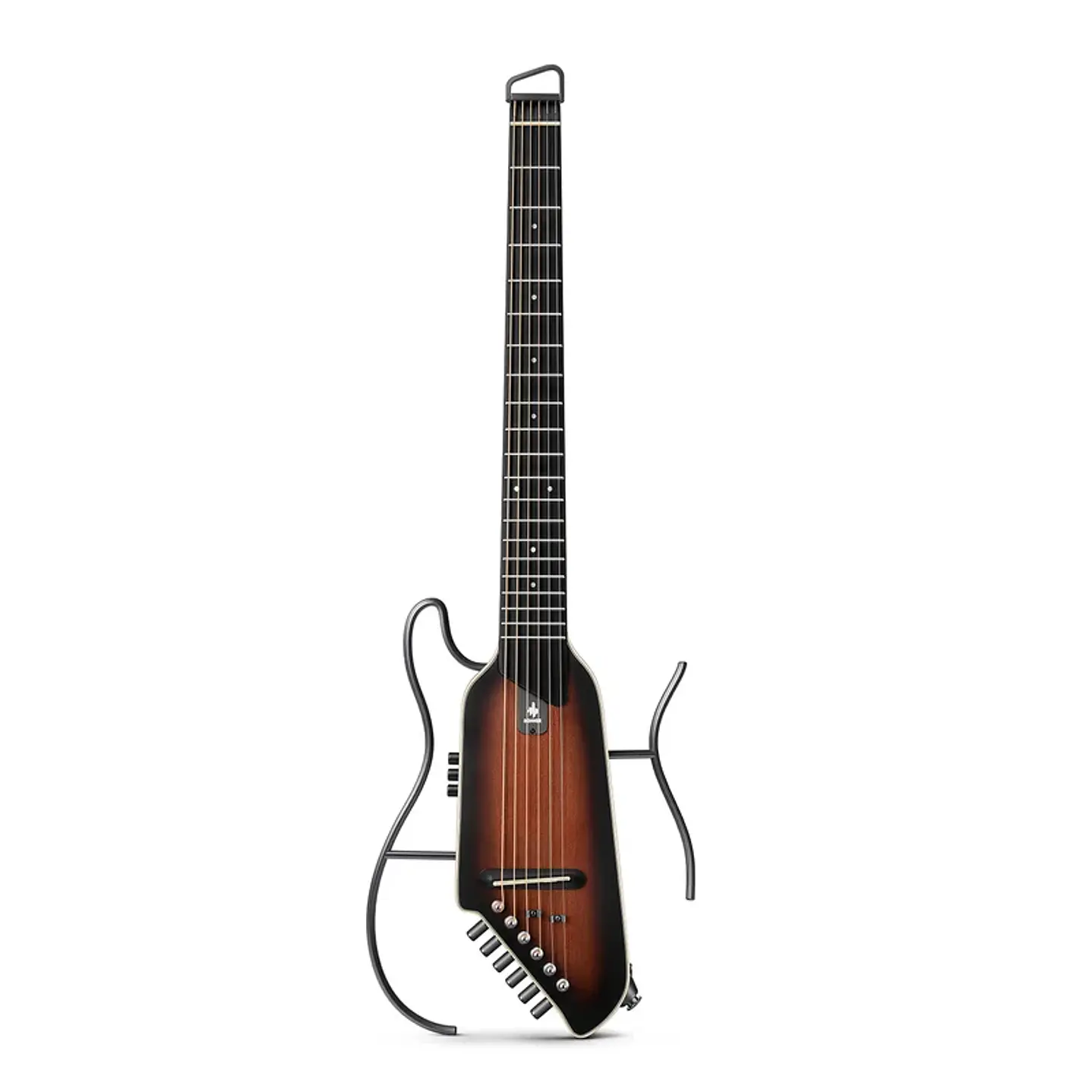 Guitarra Electroacústica de Viaje Donner HUSH-I EVO2 Sunburst EC7487 1