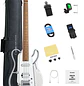 Guitarra Eléctrica Donner HUSH X LIVE White con Parlante EC7702 - Miniatura 2