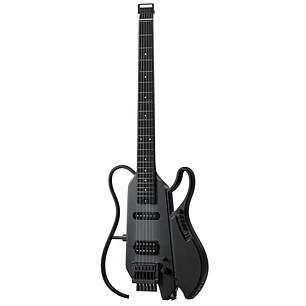 Guitarra Eléctrica Donner HUSH X LIVE Black con Parlante EC7701