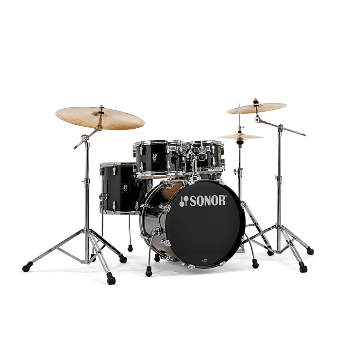 Batería Sonor AQ1 Studio Set Piano Black con Hardware 1