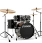 Batería Sonor AQ1 Studio Set Piano Black con Hardware - Miniatura 1