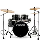 Batería Sonor AQ1 Studio Set Piano Black con Hardware - Miniatura 2