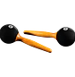 Par de Maracas de Estudio Meinl PM1BK Negras - Miniatura 4