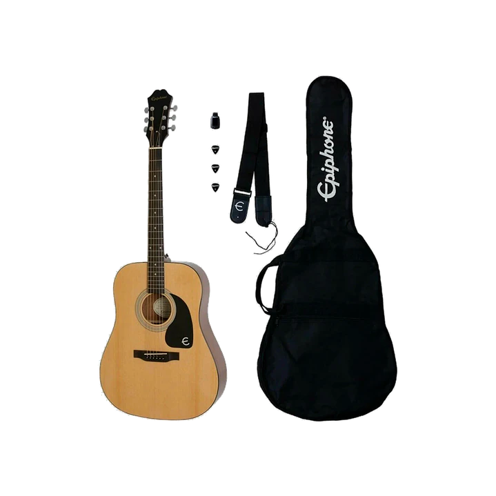 Pack Guitarra Acústica Epiphone Songmaker DR-100 Natural 2