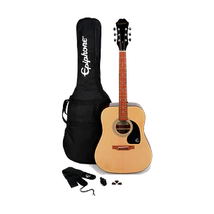 Pack Guitarra Acústica Epiphone Songmaker DR-100 Natural
