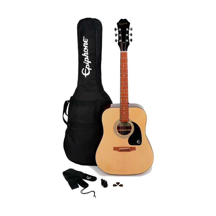 Pack Guitarra Acústica Epiphone Songmaker DR-100 Natural 1