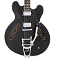 Guitarra Eléctrica Semiacústica Vintage VSA500BBK Boulevard Black - Miniatura 3