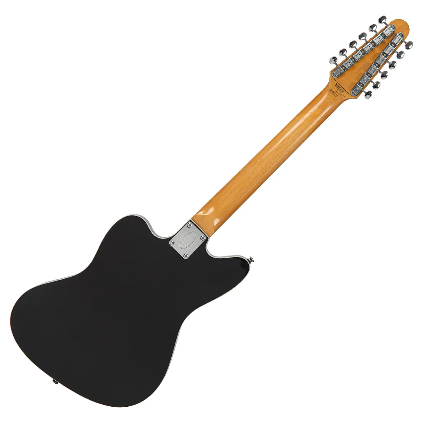 Guitarra Eléctrica Vintage REVO Surfmaster Thinline 12 Cuerdas VRST6512BK 2