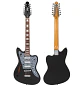 Guitarra Eléctrica Vintage REVO Surfmaster Thinline 12 Cuerdas VRST6512BK - Miniatura 3