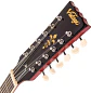 Guitarra Eléctrica Semiacústica Vintage VSA500CR-12 12 Cuerdas Cherry Red - Miniatura 10
