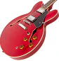 Guitarra Eléctrica Semiacústica Vintage VSA500CR-12 12 Cuerdas Cherry Red - Miniatura 4