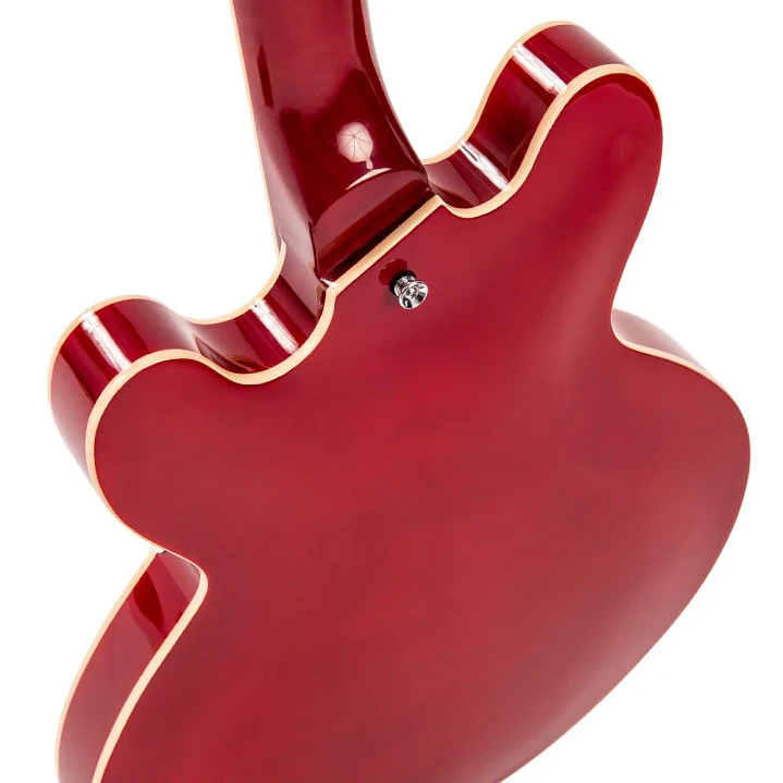 Guitarra Eléctrica Semiacústica Vintage VSA500CR-12 12 Cuerdas Cherry Red 5