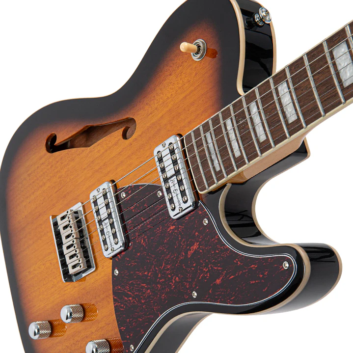 Guitarra Eléctrica Vintage REVO Midline VRD850TS 2 Tone Sunburst 5