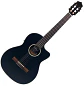 Guitarra Electroacústica Vintage Santos Slim Body VSE440BK Negra - Miniatura 1