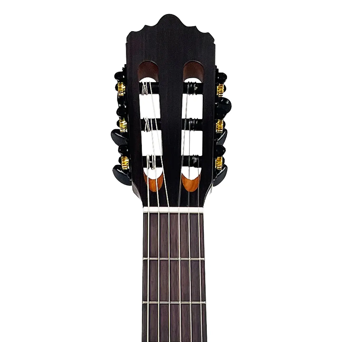 Guitarra Electroacústica Vintage Santos Slim Body VSE440BK Negra 5
