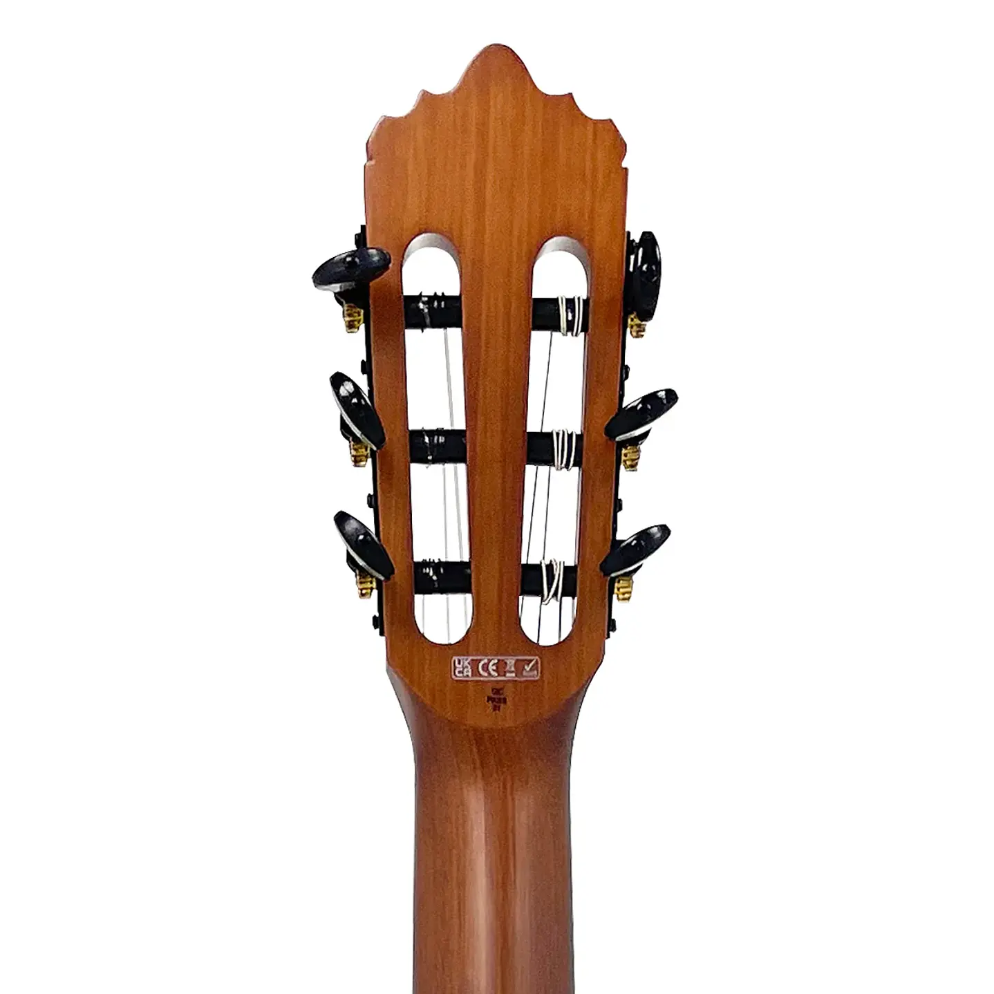 Guitarra Electroacústica Vintage Santos Slim Body VSE440BK Negra 6