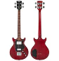 Bajo Eléctrico Vintage REVO Callan VRB70CR See Thru Cherry Red - Miniatura 4
