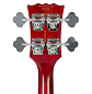 Bajo Eléctrico Vintage REVO Callan VRB70CR See Thru Cherry Red - Miniatura 8