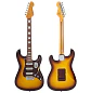 Guitarra Eléctrica Vintage REVO Deluxe VRX6CAP Cappuchino - Miniatura 3