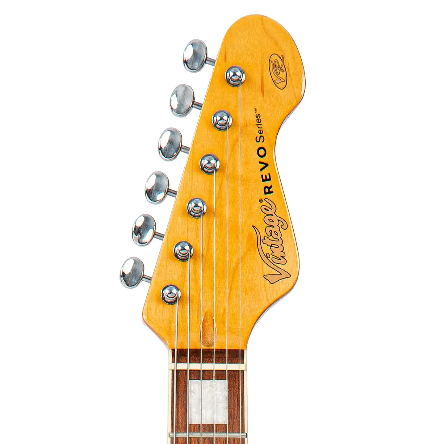 Guitarra Eléctrica Vintage REVO Deluxe VRX6GB Greenburst 5