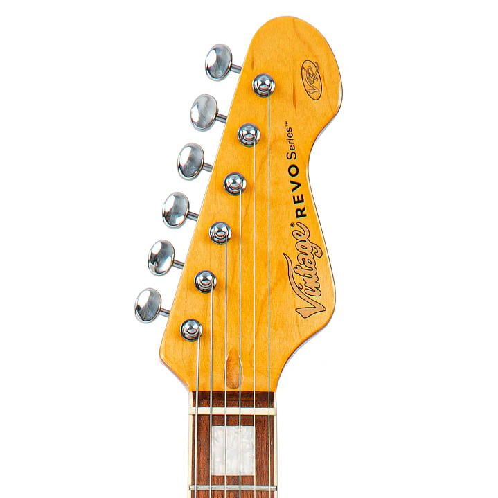 Guitarra Eléctrica Vintage REVO Deluxe VRX6GB Greenburst 5