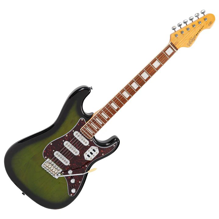 Guitarra Eléctrica Vintage REVO Deluxe VRX6GB Greenburst 1