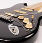 Guitarra Eléctrica Vintage V6H ReIssued V6HMBB Boulevard Black - Miniatura 5
