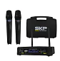 Sistema de 2 Micrófonos Inalámbricos SKP UHF 300D - Miniatura 1