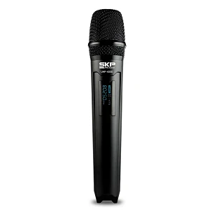 Kit Micrófono Inalámbrico SKP UHF-400D Mano, Cintillo y Solapa