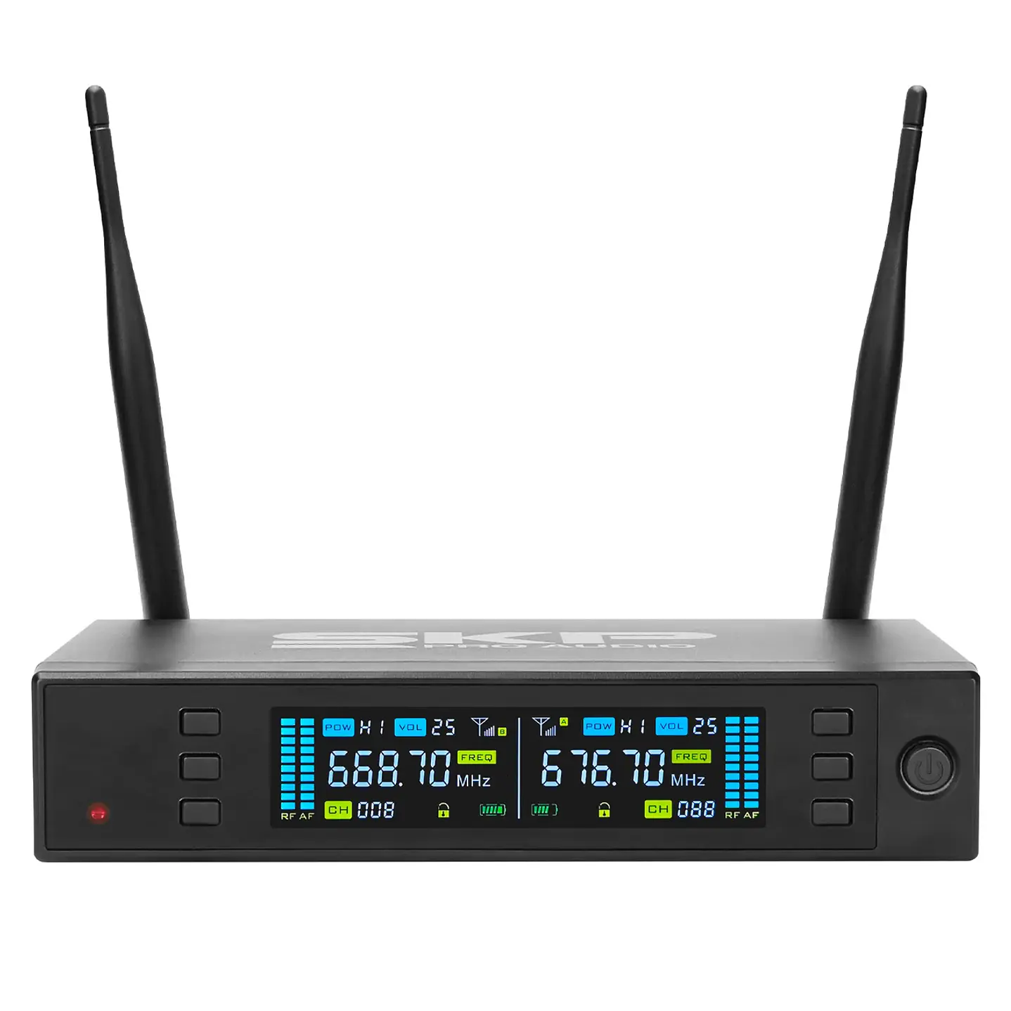 Sistema de 2 Micrófonos Inalámbricos SKP Clarity II UHF 2
