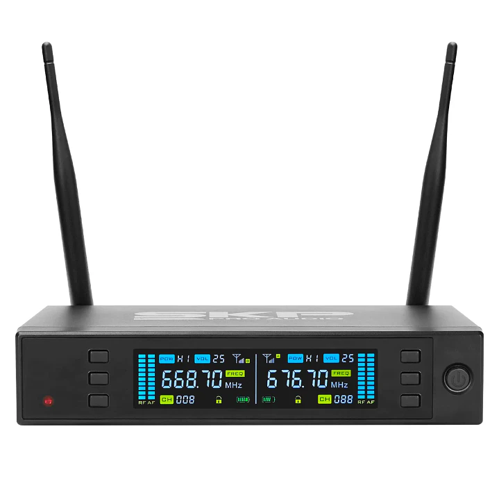 Sistema de 2 Micrófonos Inalámbricos SKP Clarity II UHF 2