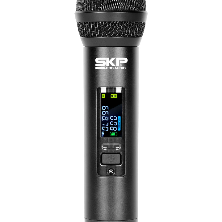Sistema de 2 Micrófonos Inalámbricos SKP Clarity II UHF 4