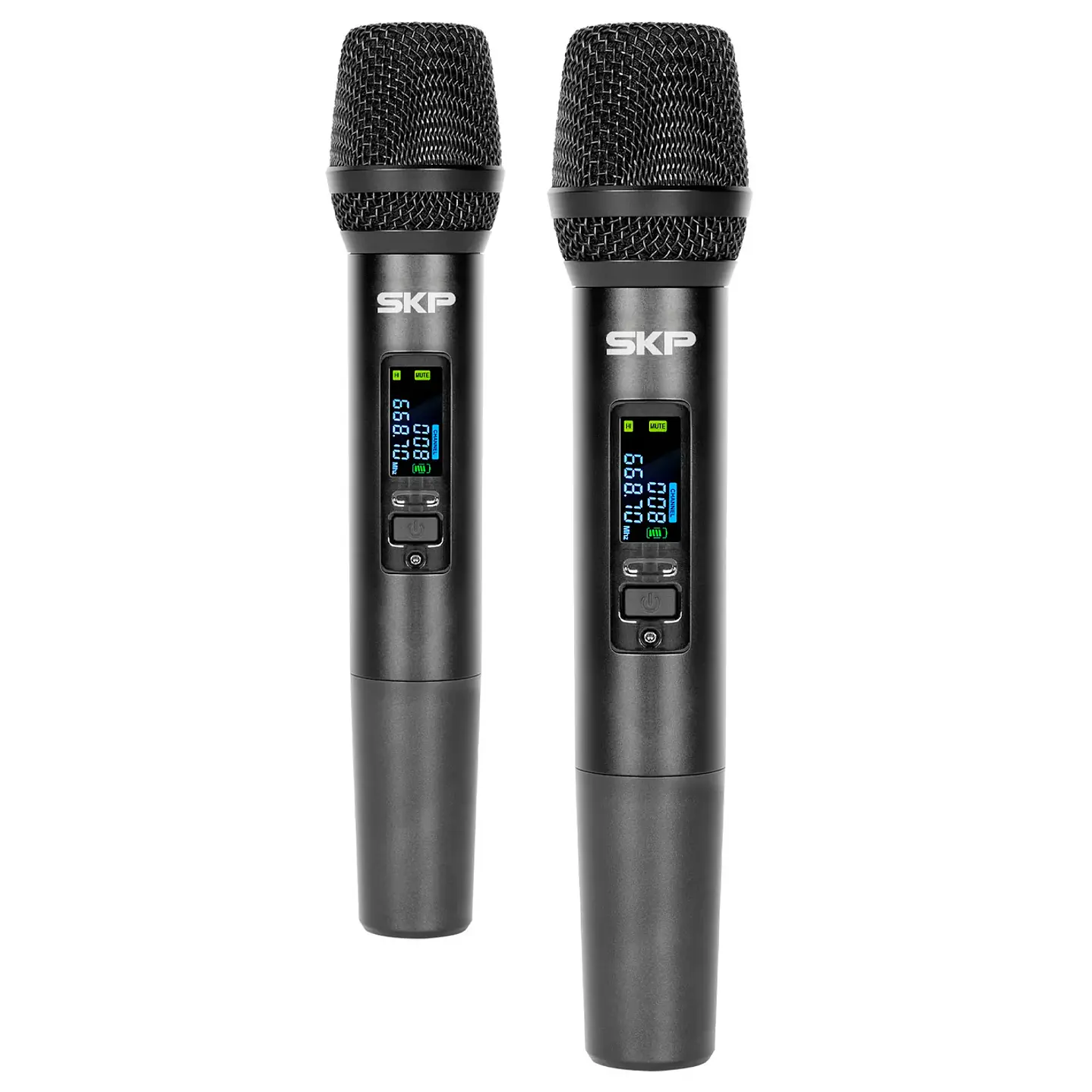 Sistema de 2 Micrófonos Inalámbricos SKP Clarity II UHF 3