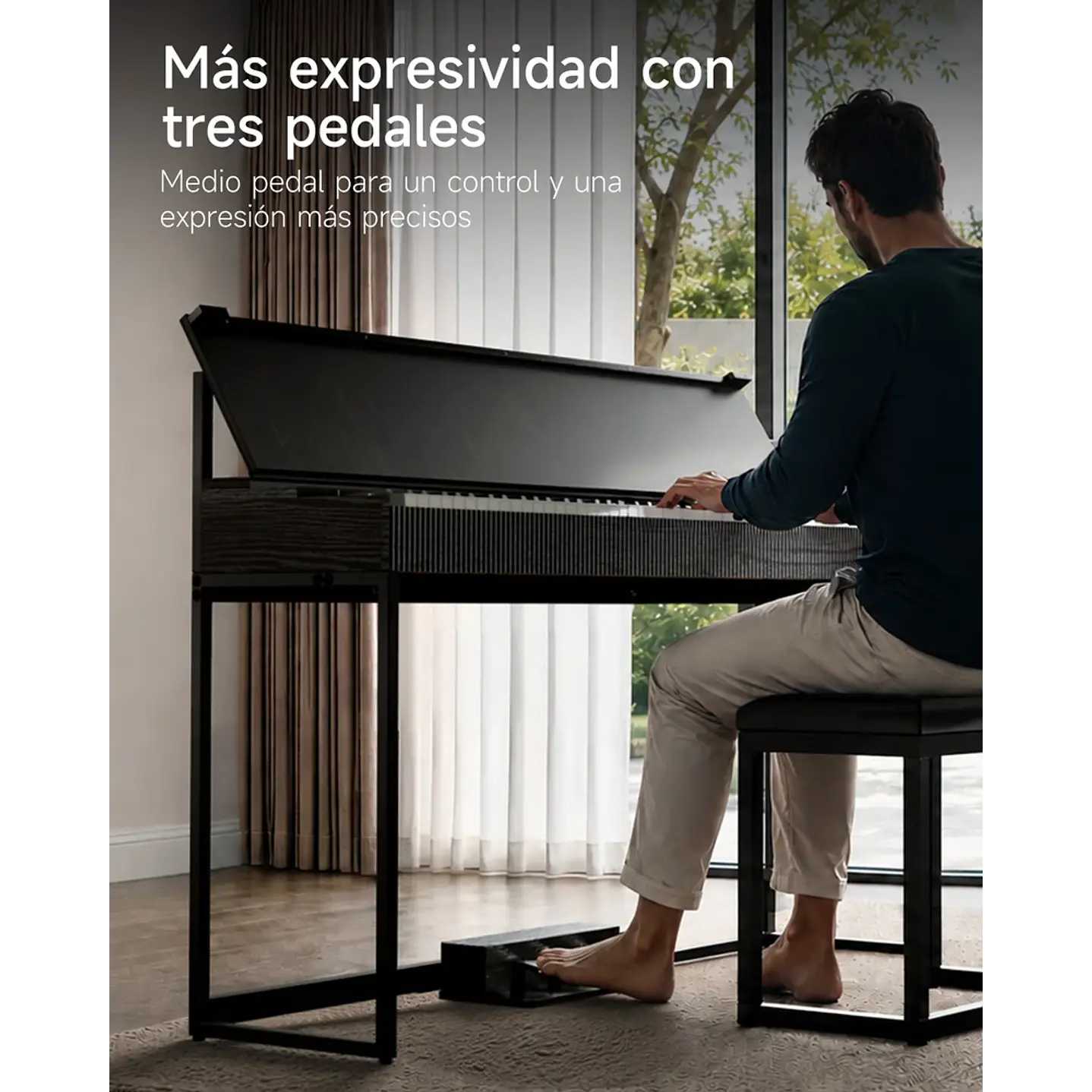 Piano Digital Donner OURA S300 Black de 88 Teclas EC7135 3