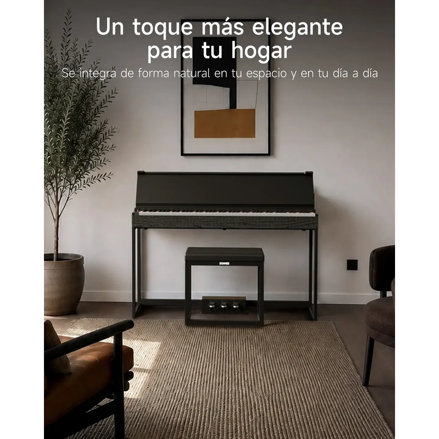 Piano Digital Donner OURA S300 Black de 88 Teclas EC7135 8